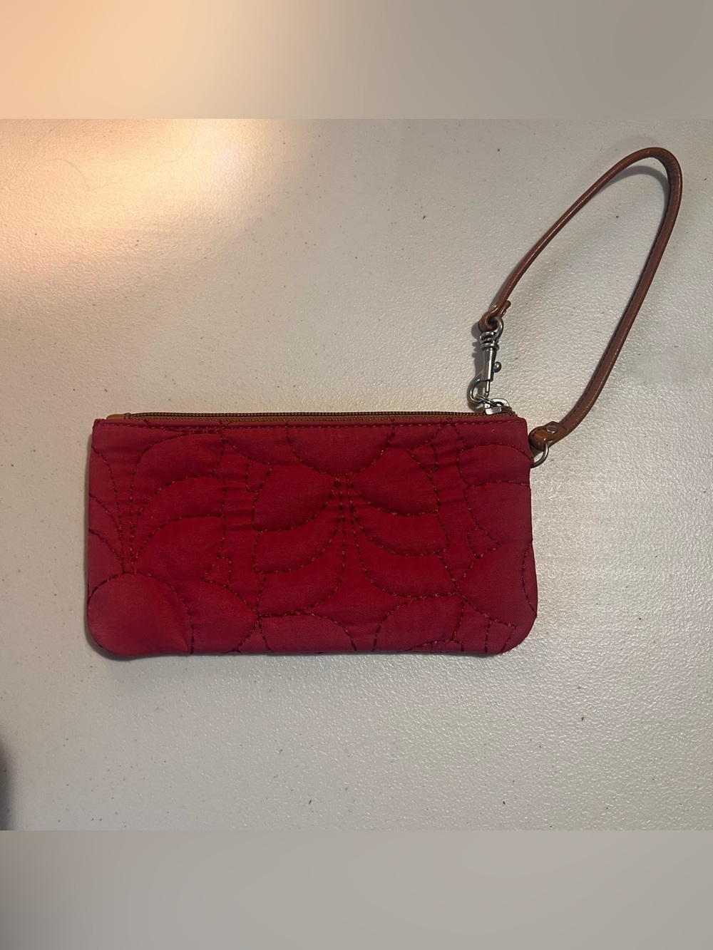 Fossil Key Per quilted fabric wristlet wallet - Picture 4 of 8